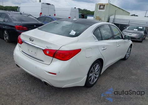 2017 Infiniti Q50 2.0T Premium from USA, damaged, VIN JN1CV7AR5HM682112